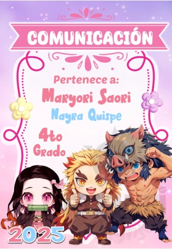 Demon Slayer Girl Caratula 03